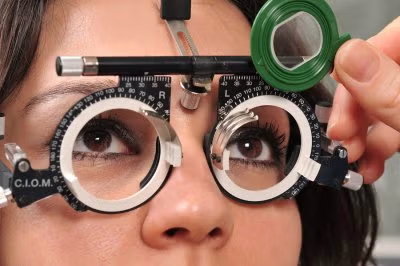 Checking Eye sight