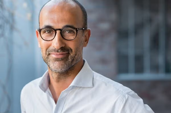 Man wearing glasses