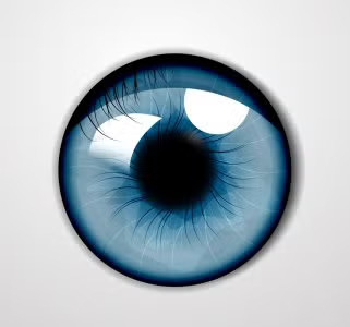 a closeup of an eye