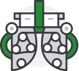 eye exam machine icon