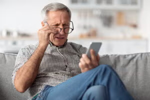 Old man vision loss