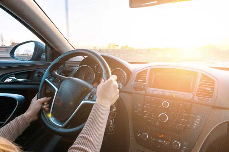 person driving