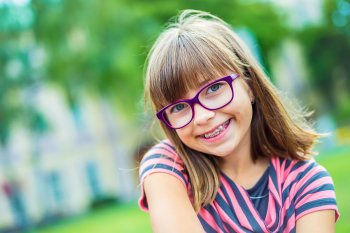 Little Girl with Glasses